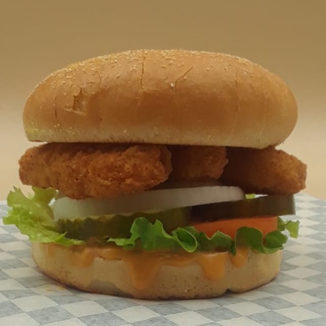 Vegan Crispy Chicken (3 pcs) Burger:.