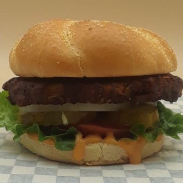 Vegan Black Bean Burger:.