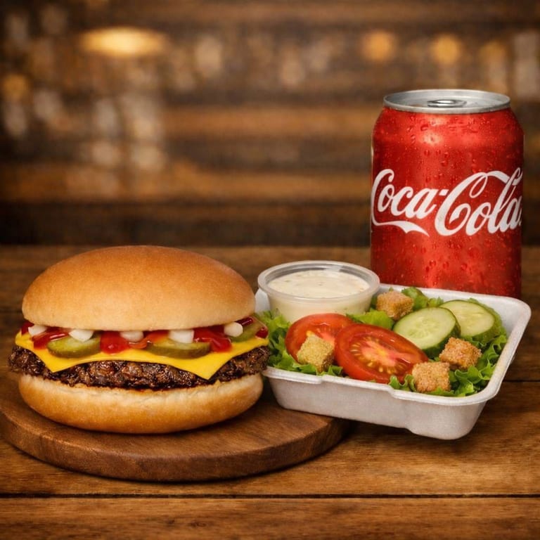 Indulge in Our Cheeseburger
