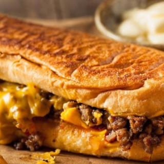 Philly Chopped Cheese Steak: