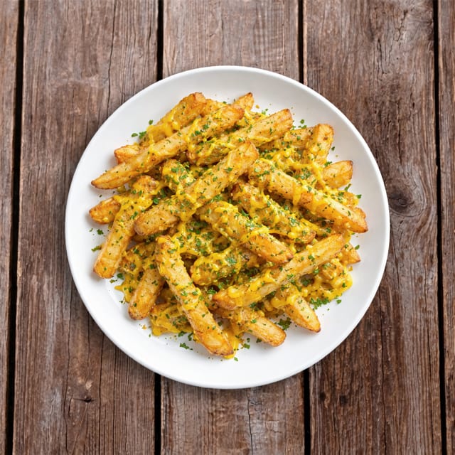 Vegan Truffle Fries:.